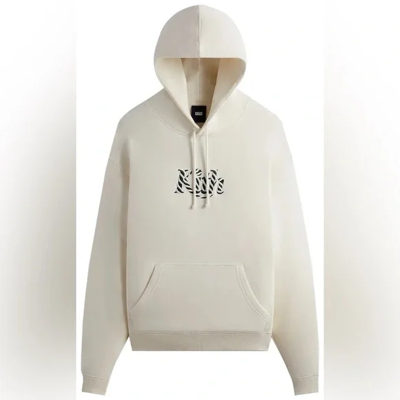 Kith Candy Cane Williams Ill Hoodie ‘Sandrift' White/Beige Men’s Size Large
